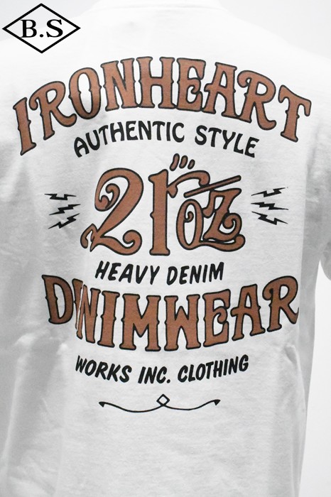 Tシャツ / アイアンハート IRON HEART Tシャツ IHT-2603 7.5ozヘビー 
