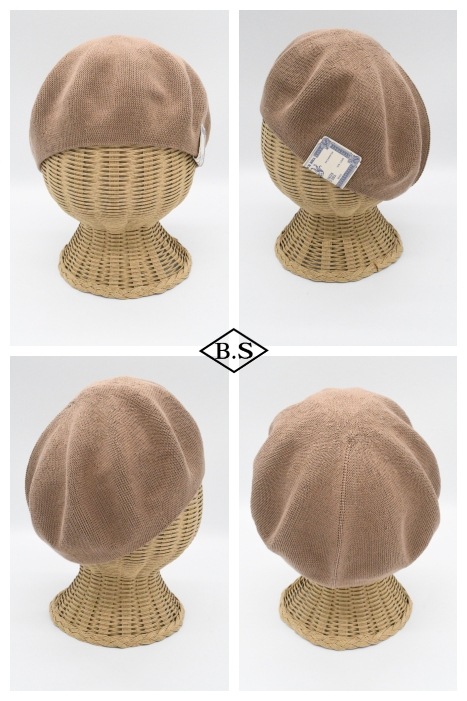 hw.dog コットンベレー　美品 THE H.W.DOG&CO.◇ベレー帽/--/BEG/レディース/81-3-6427-9011