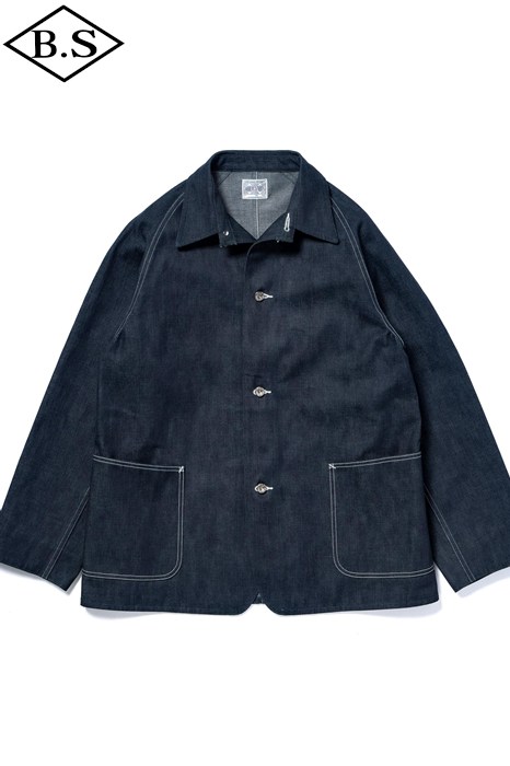 リアルマッコイズ REAL MCCOYS アウター MJ26008 WWII RAGLAN SLEEVE DENIM CHORE COAT / INDIGO