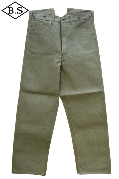 ナイジェルケーボン Nigel Cabourn パンツ 80500050025 RAILMAN DENIM PANT レイルマンデニムパンツ グリーン