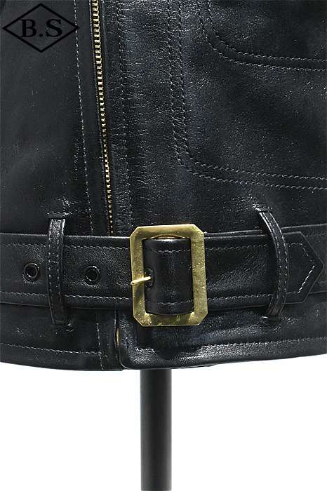 BLACKUP [MADE] ピルロトレザーライクジャケット Nobodyknowsかっこいいブラックレザージャケット | mblueshop