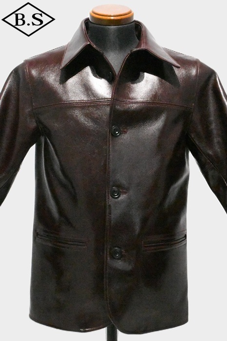 Y2 leather LSC-76-C ランドヘム カーコート 42 Y'2 LEATHER ワイツーレザー カーコート LSC-76-C ANILINE STEER