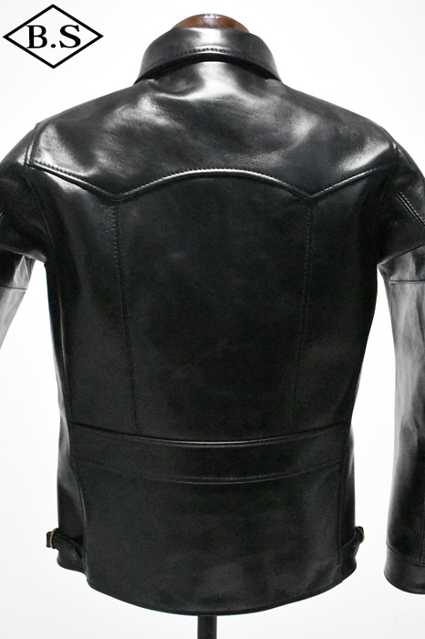 WESTRIDE REFUGIO(40) BKH3 ホースハイド WESTRIDE / ウエストライド WESTRIDE レザージャケット REFUGIO BKH3
