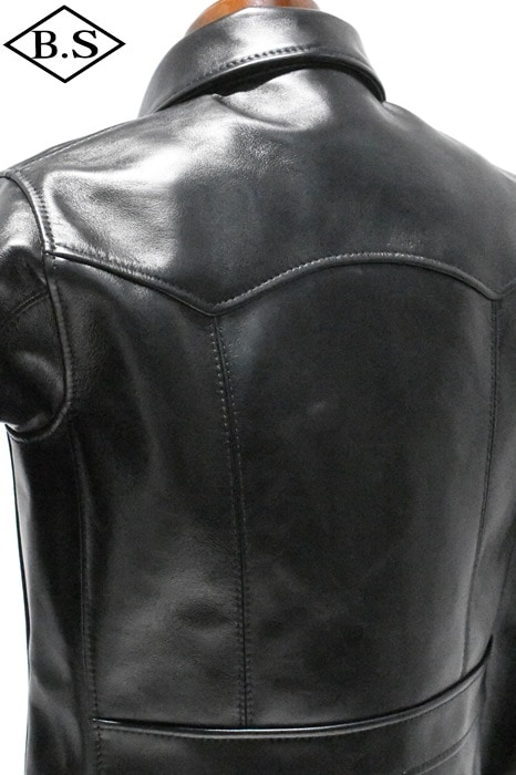 WESTRIDE REFUGIO(40) BKH3 ホースハイド WESTRIDE / ウエストライド WESTRIDE レザージャケット REFUGIO BKH3