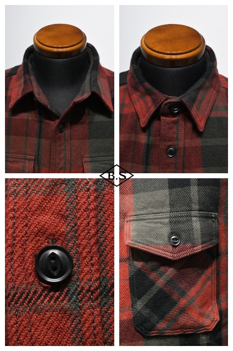 UES / ウエス UES 長袖シャツ 502552 EXTRA HEAVY FLANNEL SHIRT