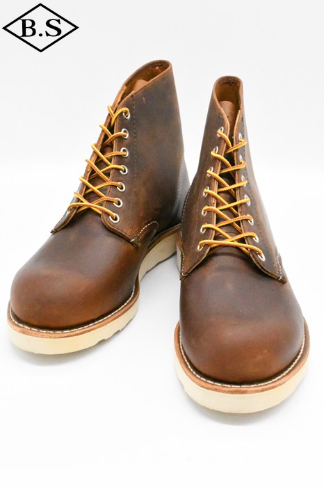 レッドウィング REDWING ブーツ NO.9111 6-inch Classic Round 6インチ クラシックラウンド BROWN