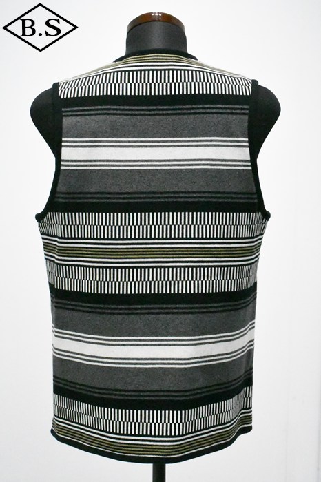 未使用級 WESTRIDE ウエストライド オルテガ柄 ベスト グレー XXL WESTRIDE / ウエストライド WESTRIDE ベスト NGT RUG W FACE VEST RUG