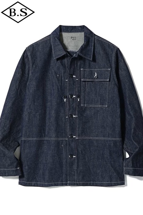 バズリクソンズ BUZZ RICKSON’S アウター Lot No. BR15886 / U.S. MARINE CORPS M-1944 DENIM CIVILIAN UTILITY JACKET 