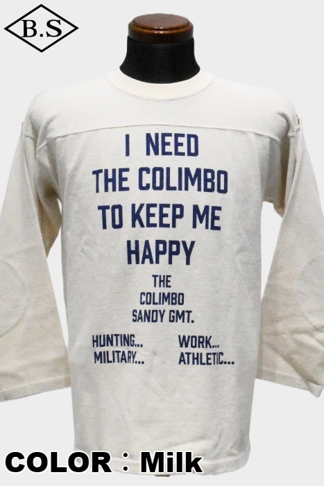 COLIMBO / コリンボ COLIMBO Tシャツ ZB-0409 Yonkers Football Tee 