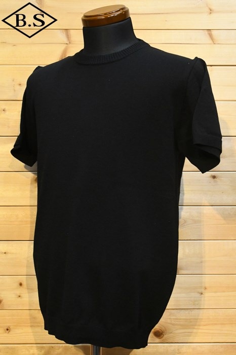 MOONCASTLE アイスコットン黒✖️グレー半袖　L ICE COTTON CREWNECK