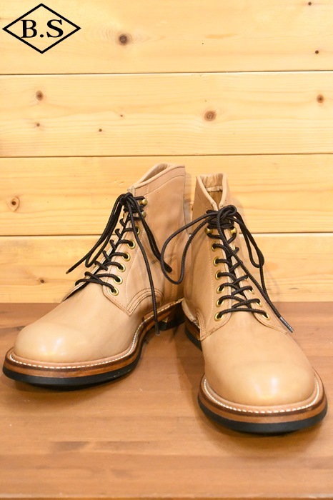 ワイツーレザー Y’2 LEATHER ブーツ KS-02 KAKISHIBU HORSE WORK BOOTS  KAKISHIBU 柿渋
