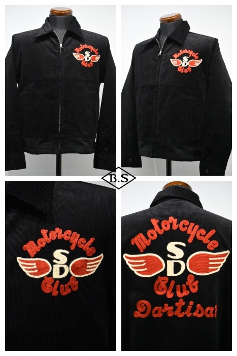 STUDIO D'ARTISAN コーデュロイジャケット 刺繍42 STUDIO D'ARTISAN コーデュロイジャケット 刺繍42 STUDIO D