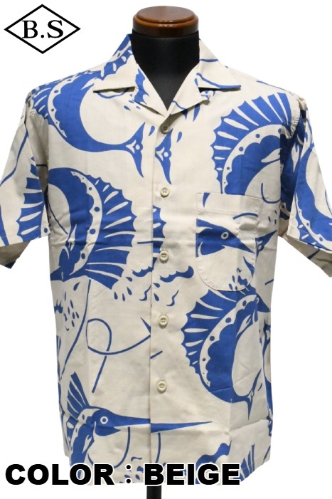 ジョングラッコー Lot JG-18 Sailfish Shirt ジョングラッコー Lot JG-18 Sailfish Shirt Warehouse & Co