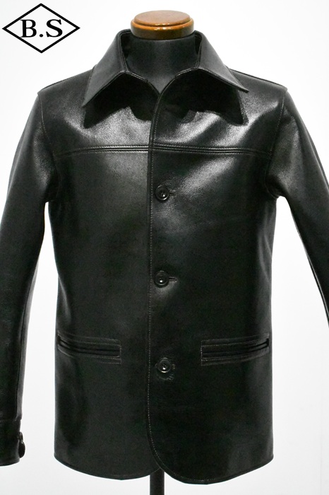 【美品】Y'2 LEATHER ブラック レザー ジャケット ANILINE HORSE WORK JACKET[ LS-16 ] | Y'2 LEATHER