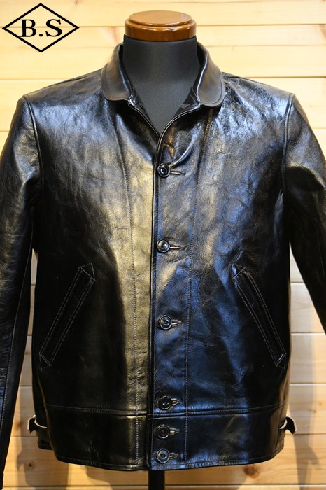 ファインクリーク＆コー レザージャケット FINE CREEK Co. レザージャケット ACJK030 Ale jaket ブラック