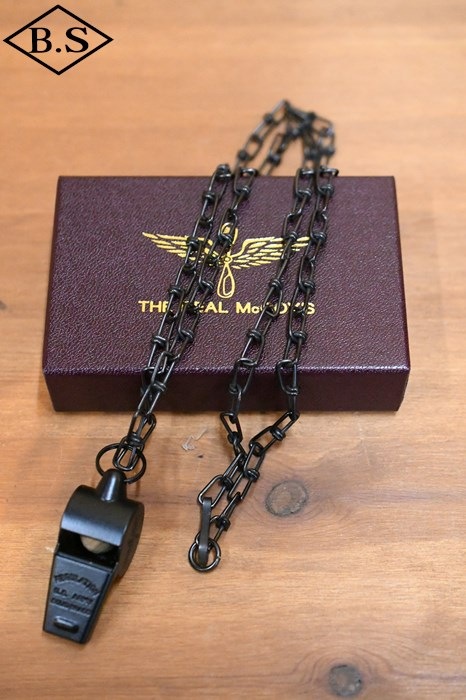 リアルマッコイズ REAL McCOYS 小物 MA23103 AVIATOR WHISTLE BLACK PAINT ブラック
