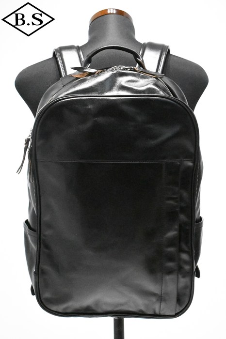 別注 オーパス インセプション OPUS INCEPTION バックパック IPHSB-12 HORSE HIDE BACK PACK BLACK ホースハイド バックパック ブラック シルバー金具
