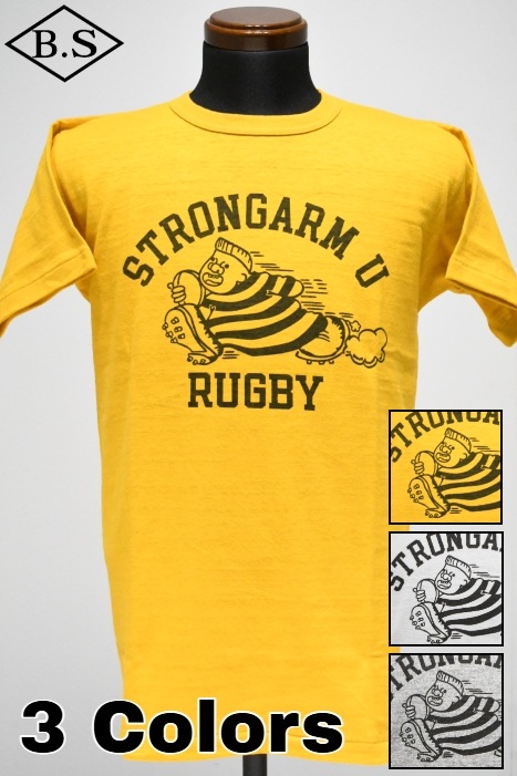 ジョングラッコーTシャツ ウエアハウス John Gluckow by WAREHOUSE  Tシャツ JGTS-24AW007 Lot JG-CS06 Rugby T