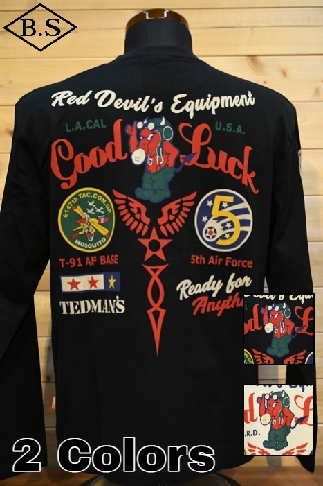 テッドマンＴシャツ TEDMAN TDLS-349 グッドラック