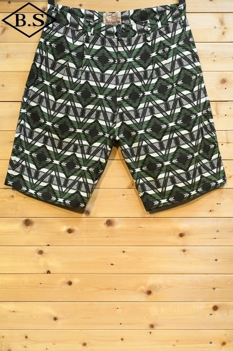 シュガーケーン Sugar Cane ショートパンツ sc52380 N/AMERICAN COTTON WIDE GRN