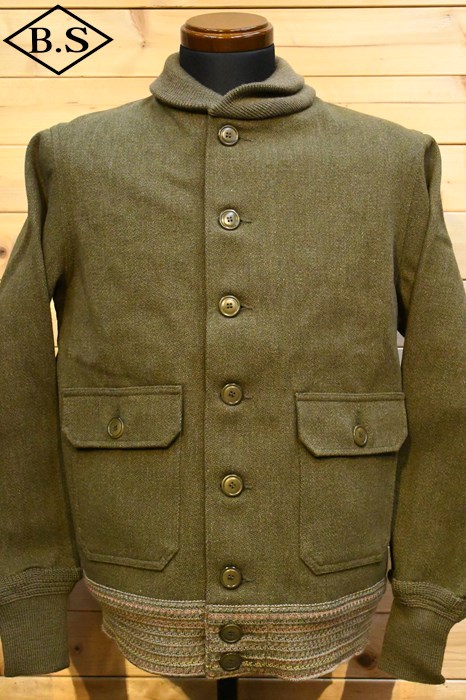 リアルマッコイズ REAL McCOYS アウター MJ23117 C.C.C. WOOL JACKET OLIVE