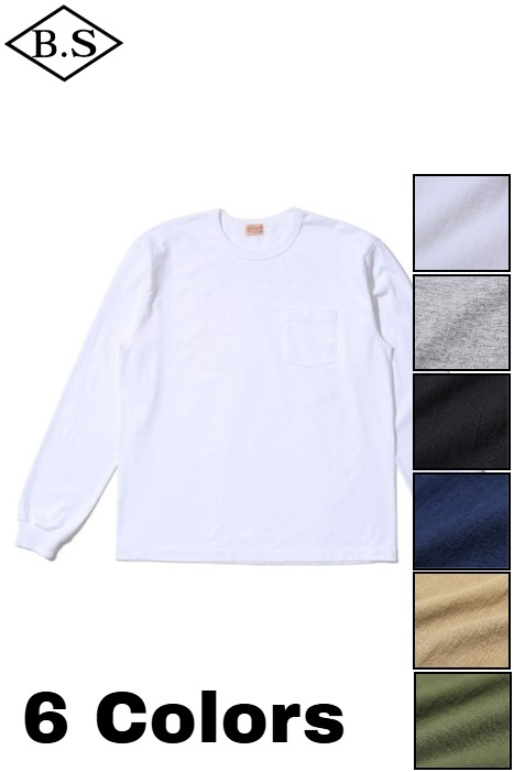 ホワイツビル WHITES VILLE 長袖Tシャツ WV68849 LONG SLEEVE POCKET T-SHIRT