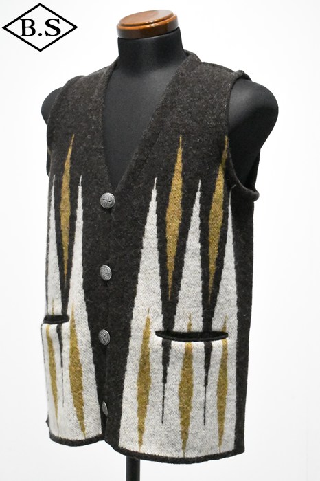 トップス westride ARGYLE CHIMAYO VEST 42 WESTRIDE / ウエストライド WESTRIDE ベスト ARGYLE CHIMAYO VEST