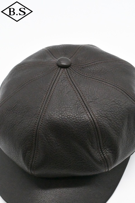 Y'2leather キャスケット　レザー LEATHER CASQUETTE - STEER OIL[ LC-04 ] | Y'2 LEATHER