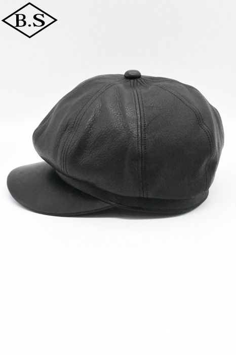 Y'2leather キャスケット　レザー LEATHER CASQUETTE - INDIGO HORSE[ LC-04 ] | Y'2 LEATHER