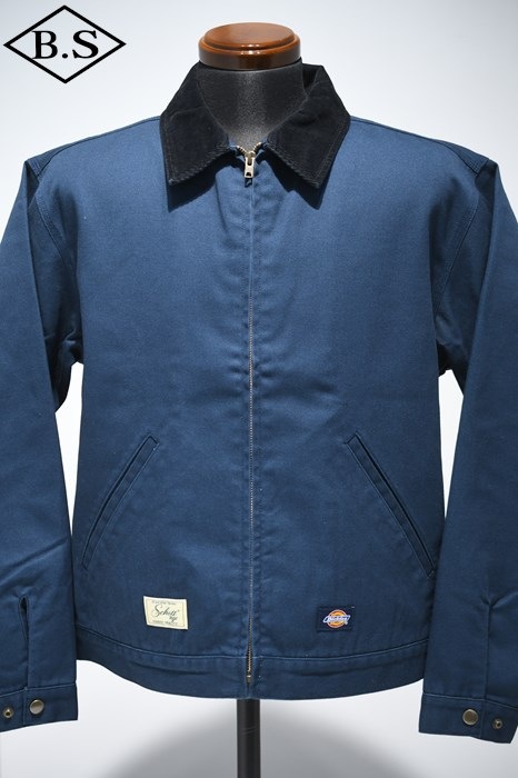 ジャケット・アウター DICKIES SCHOTT LEATHER COMBI JACKET 36 DICKIES SCHOTT LEATHER COMBI JACKET 36