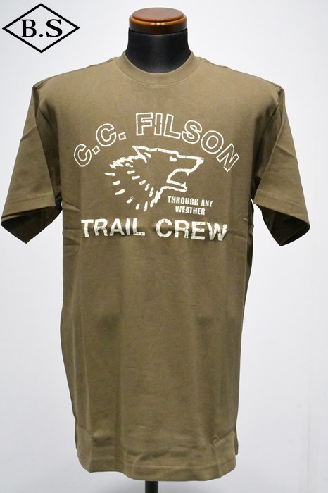 フィルソン FILSON  Tシャツ #93799-1 FRONTIER GRAPHIC T-SHIRT  フロンティア グラフィック ティーシャツ MILITARY OLIVE