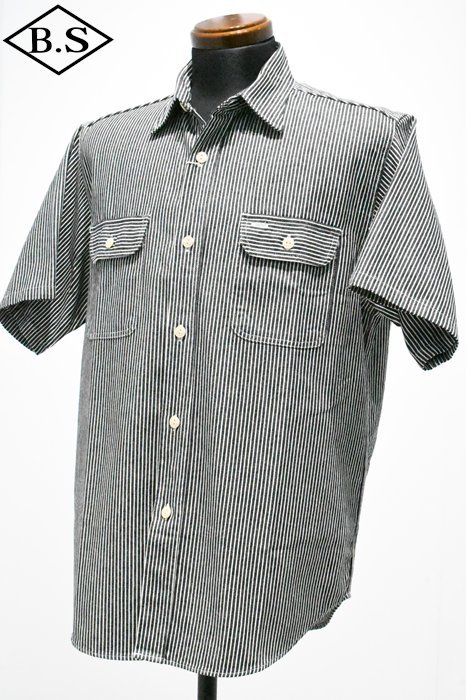 SUGAR_CANE / シュガーケーン SUGAR CANE 半袖シャツ SC37944 HICKORY