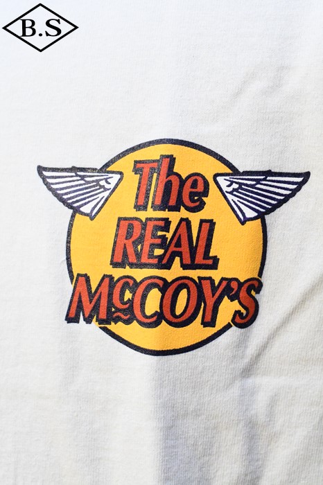 THE REAL McCOY'S LOGO TEE L/S | L/S TEE | The Real McCoy's