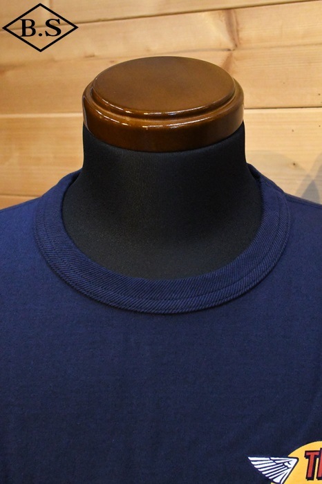 リアルマッコイズ 長袖Tシャツ　ネイビー　42 THE_REAL_McCOY'S / リアルマッコイズ REAL McCOYS 長袖Tシャツ