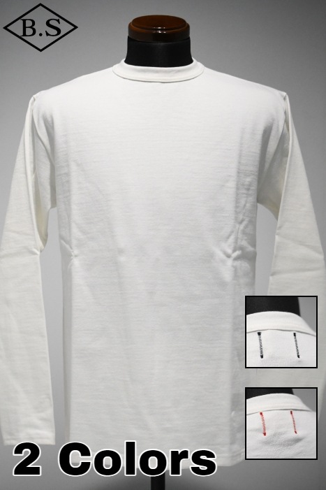 ビッグジョン BIG JOHN  長袖Tシャツ MHTS05M Magnum Weight LS Tee マグナム ヘビーウエイト 十分丈Ｔシャツ WHITE ホワイト