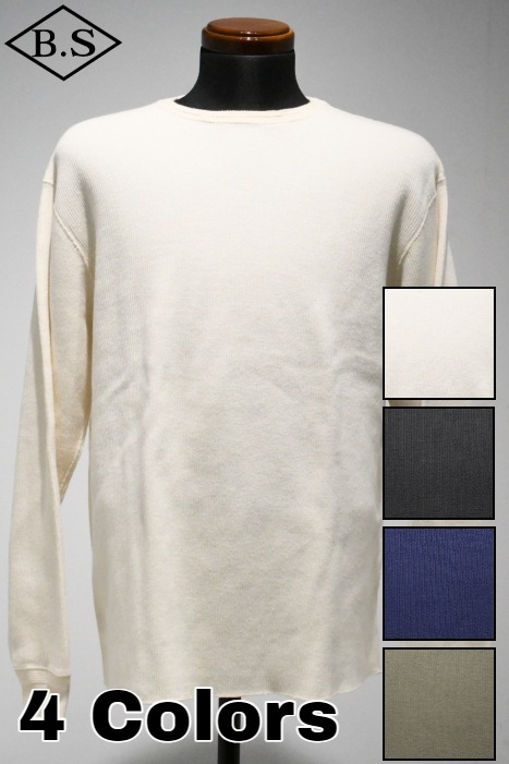 ループアンドウエフト LOOP＆WEFT 長袖Tシャツ LRC1115 CLASSIC ROTAL RIB KNIT CREWNECK THERMAL