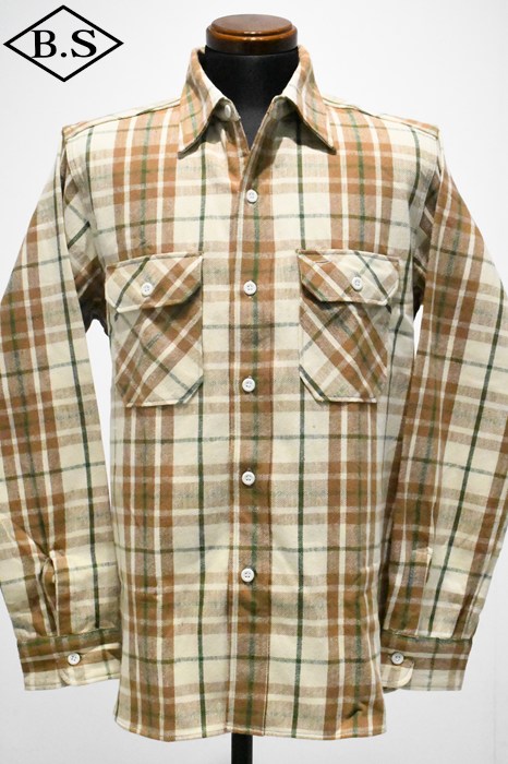 ジョングラッコー JOHN GLUCKOW ウエアハウス 長袖シャツ JG-06-2 The Modern Flannel BEIGE A柄