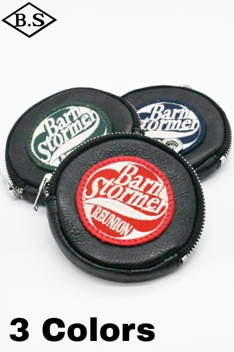 別注 クッシュマン CUSHMAN 小物 29414 LEATHER ROUND POUCH 