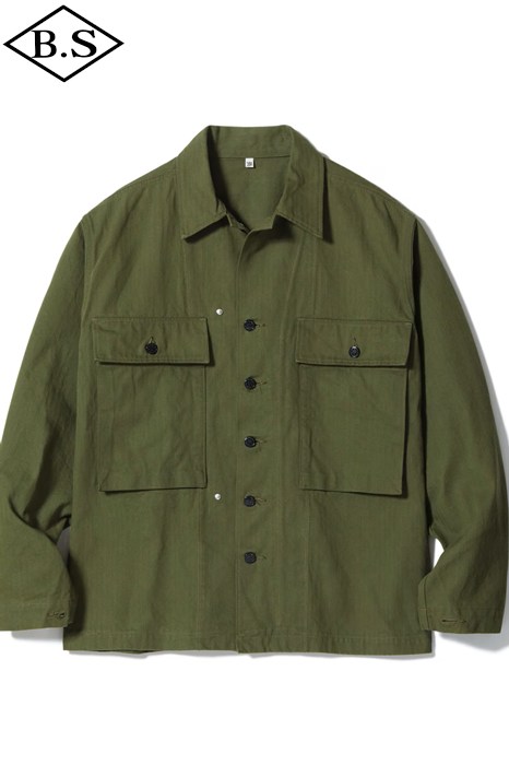バズリクソンズ BUZZ RICKSON’S アウター Lot No. BR15887 / JACKETS, HERRINGBONE TWILL SPECIAL / OLIVE