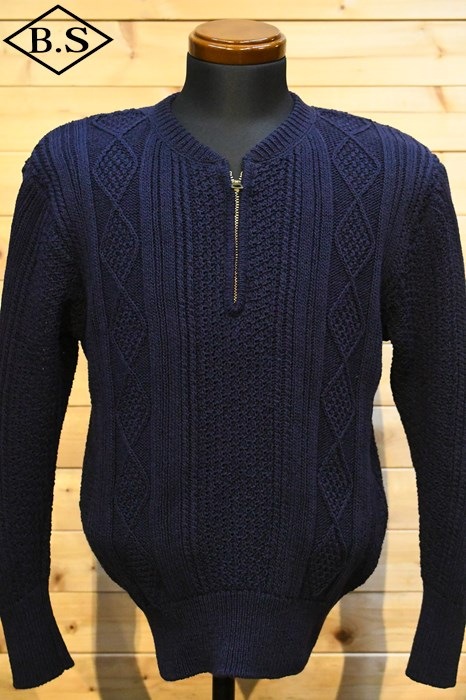 ダリーズ DALEE’S 長袖Tシャツ Irad.Sweater 30s ALL COTTON SWEATER NAVY コットンセーター ネイビー