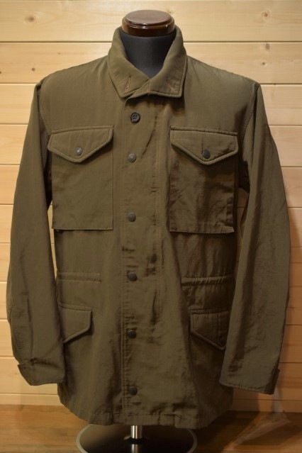 デラックスウェア ジャケット DELUXEWARE DXM-65 64クロス ミリタリージャケット オリーブ