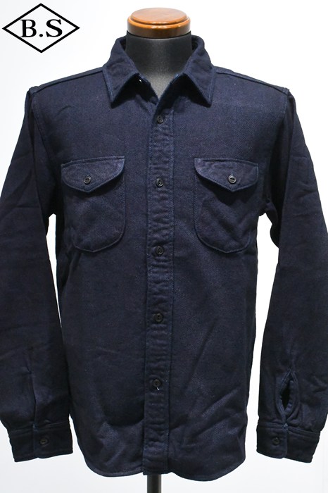 アイテム別 / ウエス UES 長袖シャツ 501655 インディゴヘビーネル