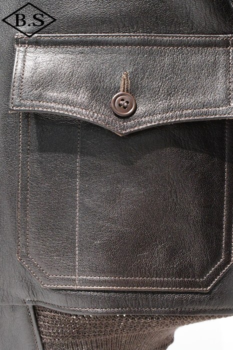 レインボーカントリー RAINBOW COUNTRY RCL-10074 BU AER -U.S.NAVY G-1 FLIGHT JACKET SPEC.55J14 (AER) L.W.FOSTER ダークシールブラウン