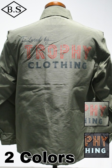 トロフィークロージング アウター TROPHY CLOTHING TR25SS-502 Tailored Logo Spring Warm Up Jacket