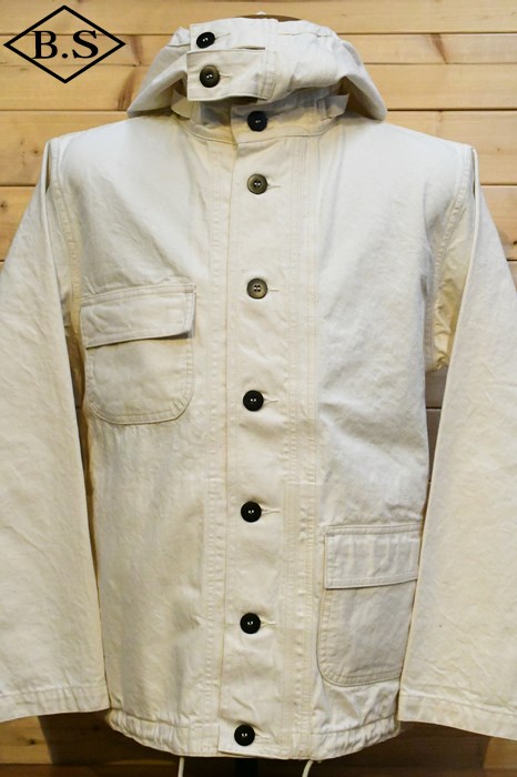コリンボ COLIMBO アウター ZZ-0102 Camden Shipbuilder's Hoody カムデン シップビルダーズフーディ Oyster White