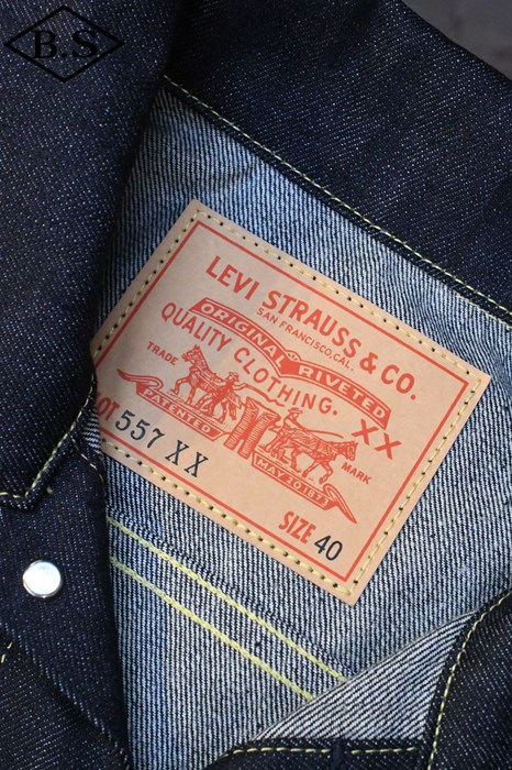 LEVI'S VINTAGE CLOTHING 1961 TYPEⅢ sサイズ LEVI'S® VINTAGE CLOTHING 1961 TYPEIII 557 トラッカージャケット