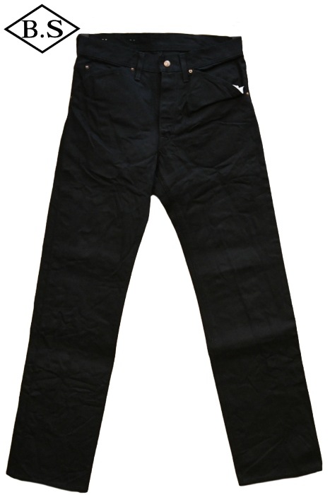 クッシュマン CUSHMAN ジーンズ 22187 14oz DENIM ROEBUCKS MODEL BLACK