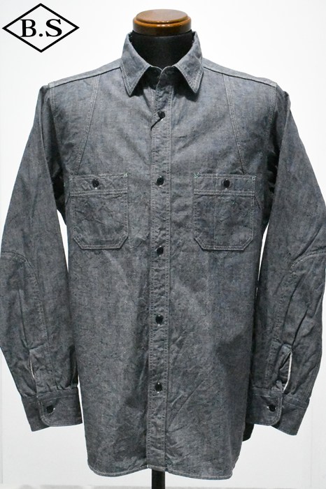 ナイジェル ケーボン Nigel Cabourn 長袖シャツ80510010050 NEW MEDICAL SHIRT INDIGO