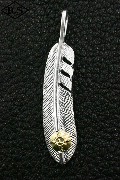 P-520R ファーストアローズ フェザー M シルバー950 K18付 アイテム別 / ファーストアローズ FIRST-ARROW's P-520R K18付