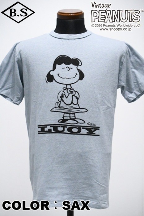 WAREHOUSE PEANUTS LUCY Tシャツ Lot YP126S-3 WAREHOUSE / ウエアハウス WAREHOUSE Tシャツ Lot YP126S-3 I DON'T